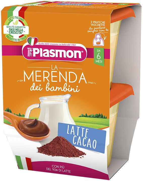 PLASMON mer.latte/cacao 2x120g