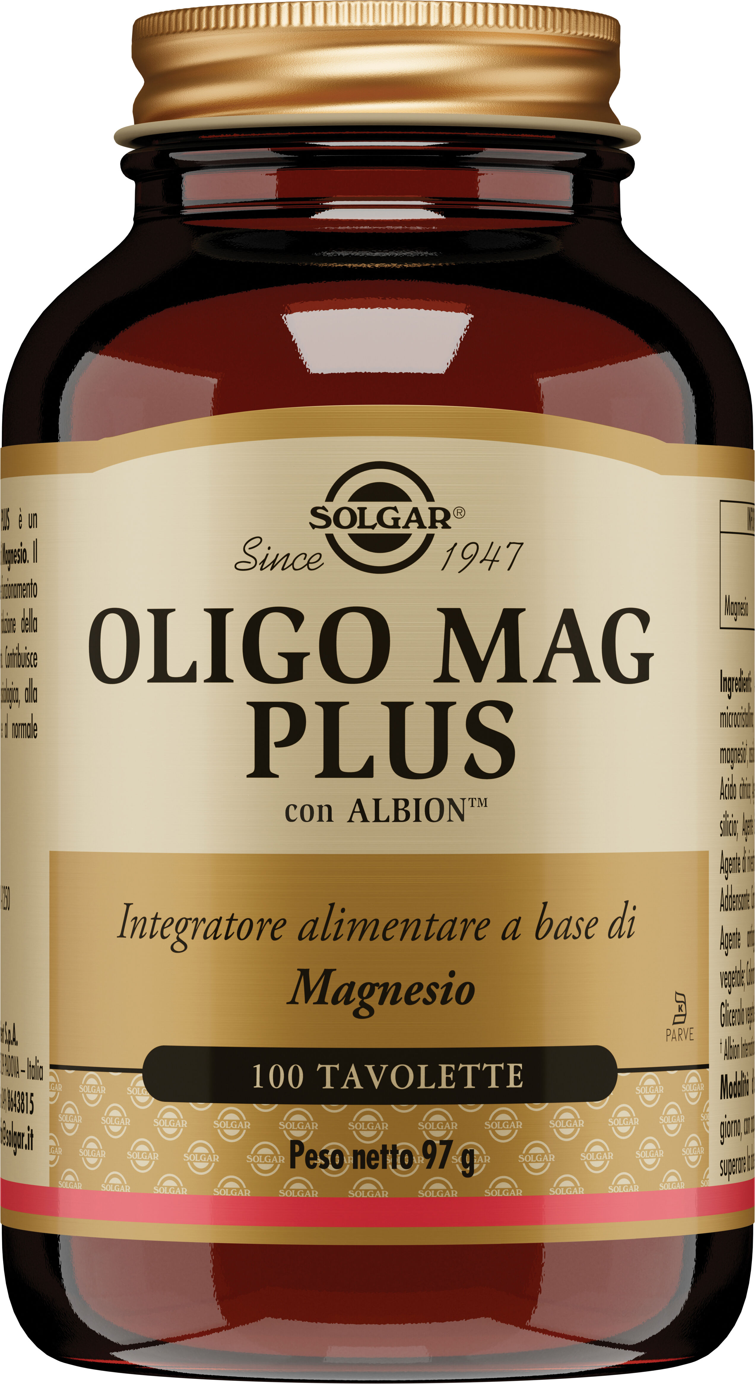 SOLGAR Oligo mag plus 100 tavolette