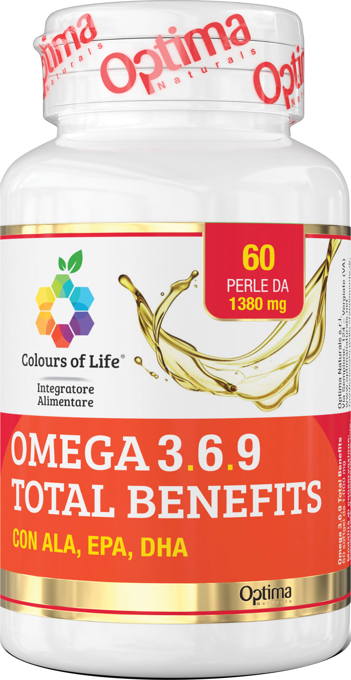 OPTIMA Omega 369 60 capsule colours of life