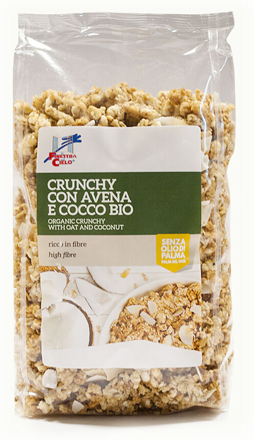 LA FINESTRA SUL CIELO Crunchy con avena e cocco 375 g