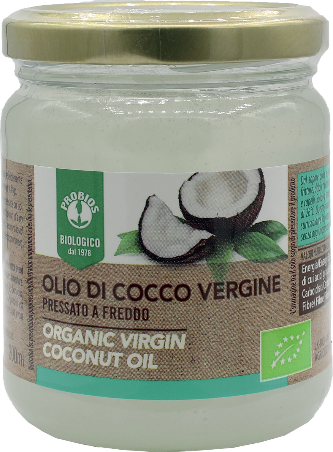 PROBIOS Olio di cocco 210 g