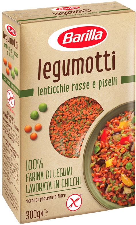 BARILLA legumotti alle lenticchie rosse e piselli 300 g