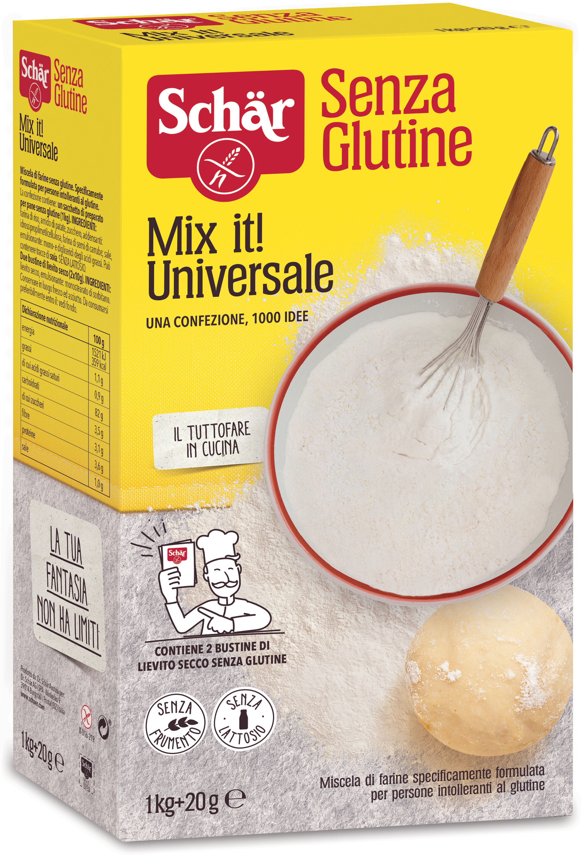 SCHAR mix it farina universale 1020 g