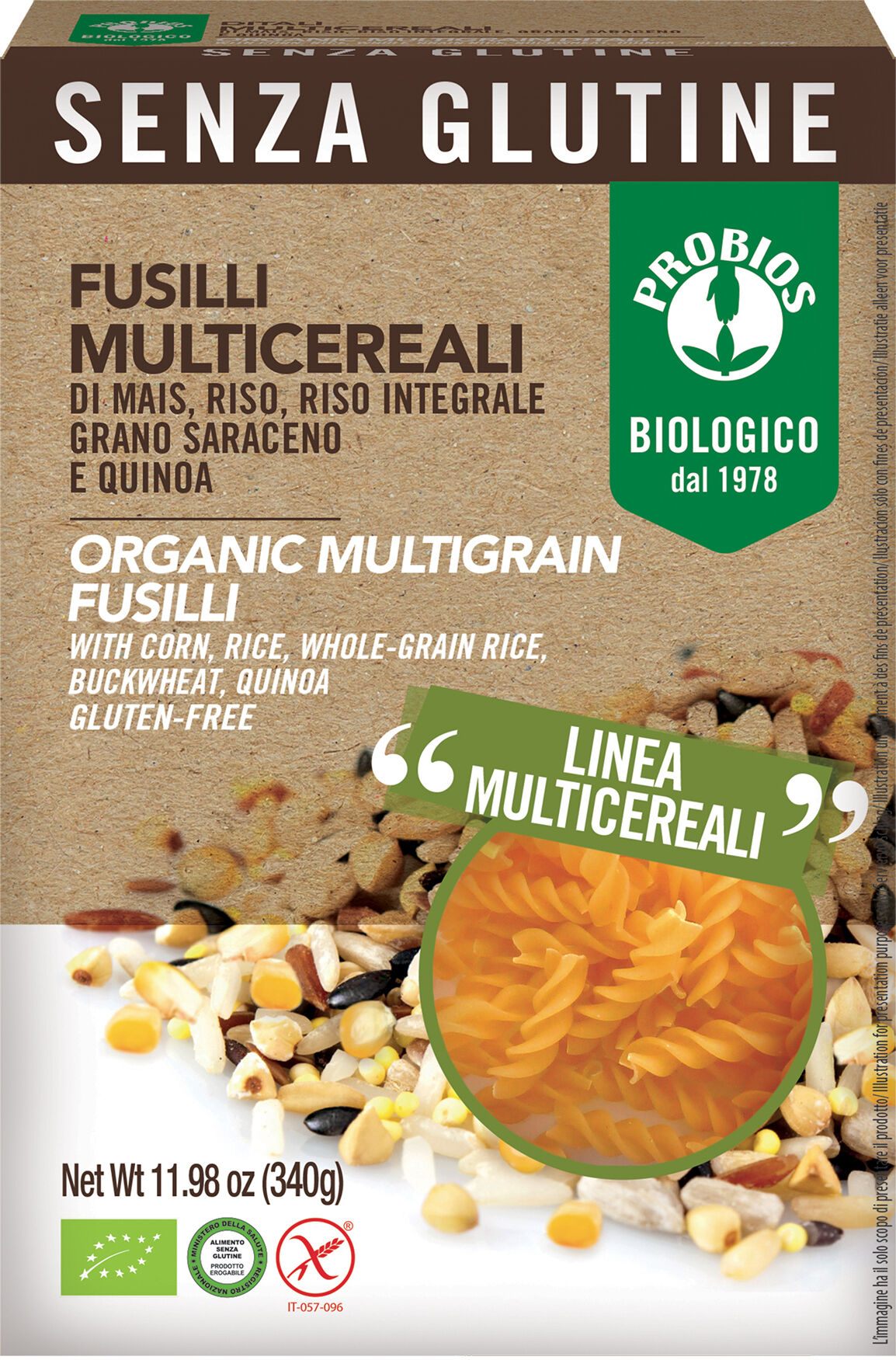 PROBIOS VARI Probios fusilli m-cer.340g