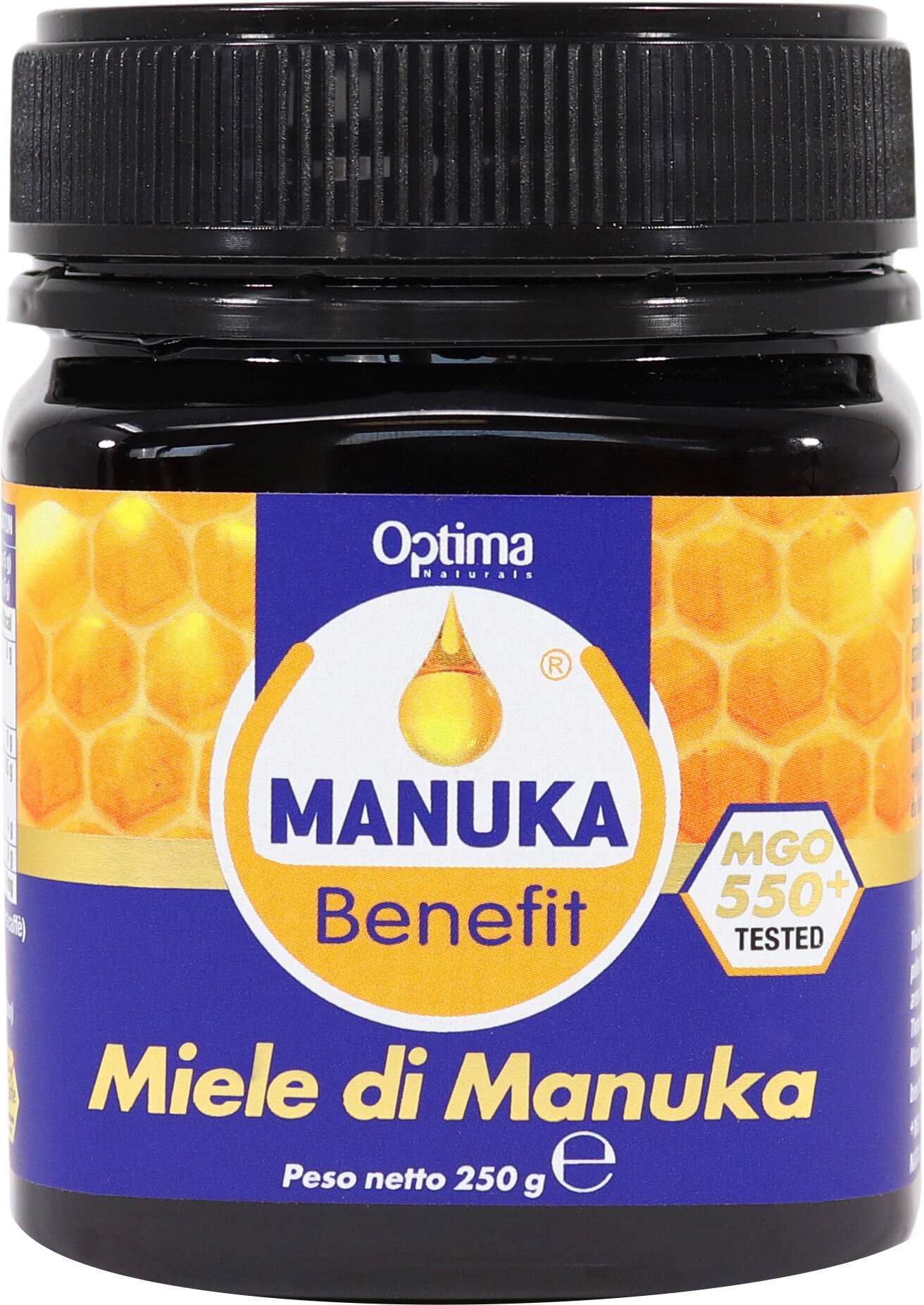 OPTIMA Manuka benefit miele di manuka 550+ mgo 250 g