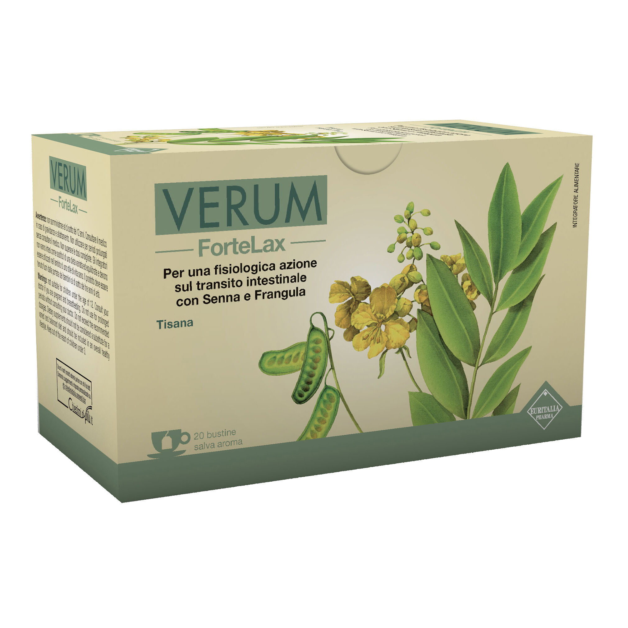 euritalia Verum fortelax tisana 20 filtri