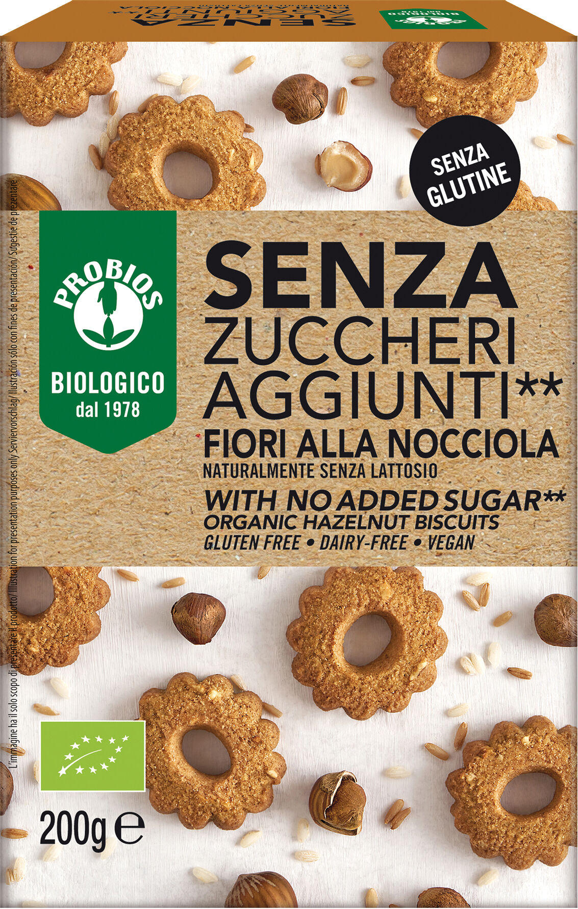 PROBIOS Fiori alla nocciola 200 g