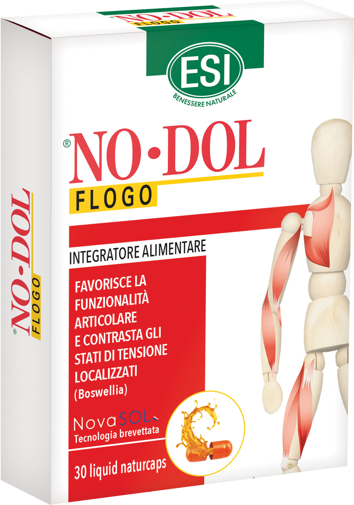 ESI No dol flogo 30 naturcaps liquid