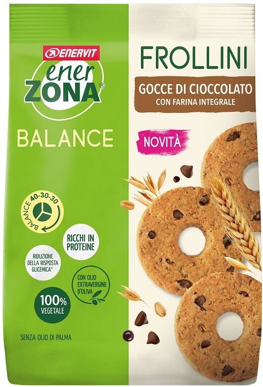 Enervit Enerzona Frollino Integrale Con Gocce Di Cioccolato 250 g