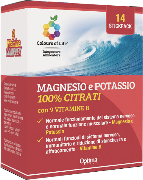 OPTIMA Magnesio potassio vit b 14 stick