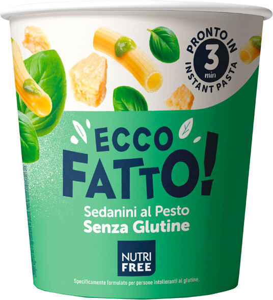 NUTRIFREE ecco fatto sedanini al pesto 70 g