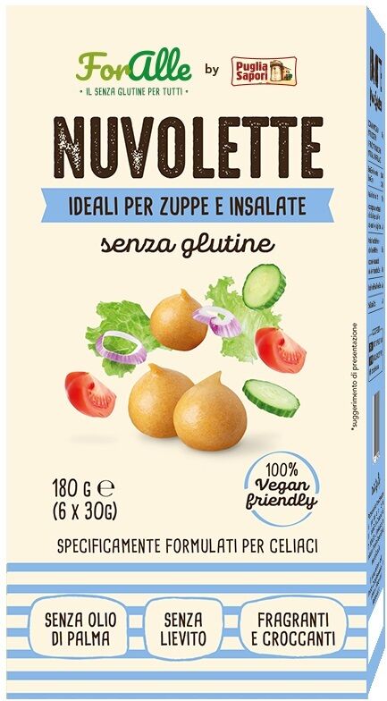 RE FOOD Srl Foralle nuvolette classiche 6 bustine da 30 g