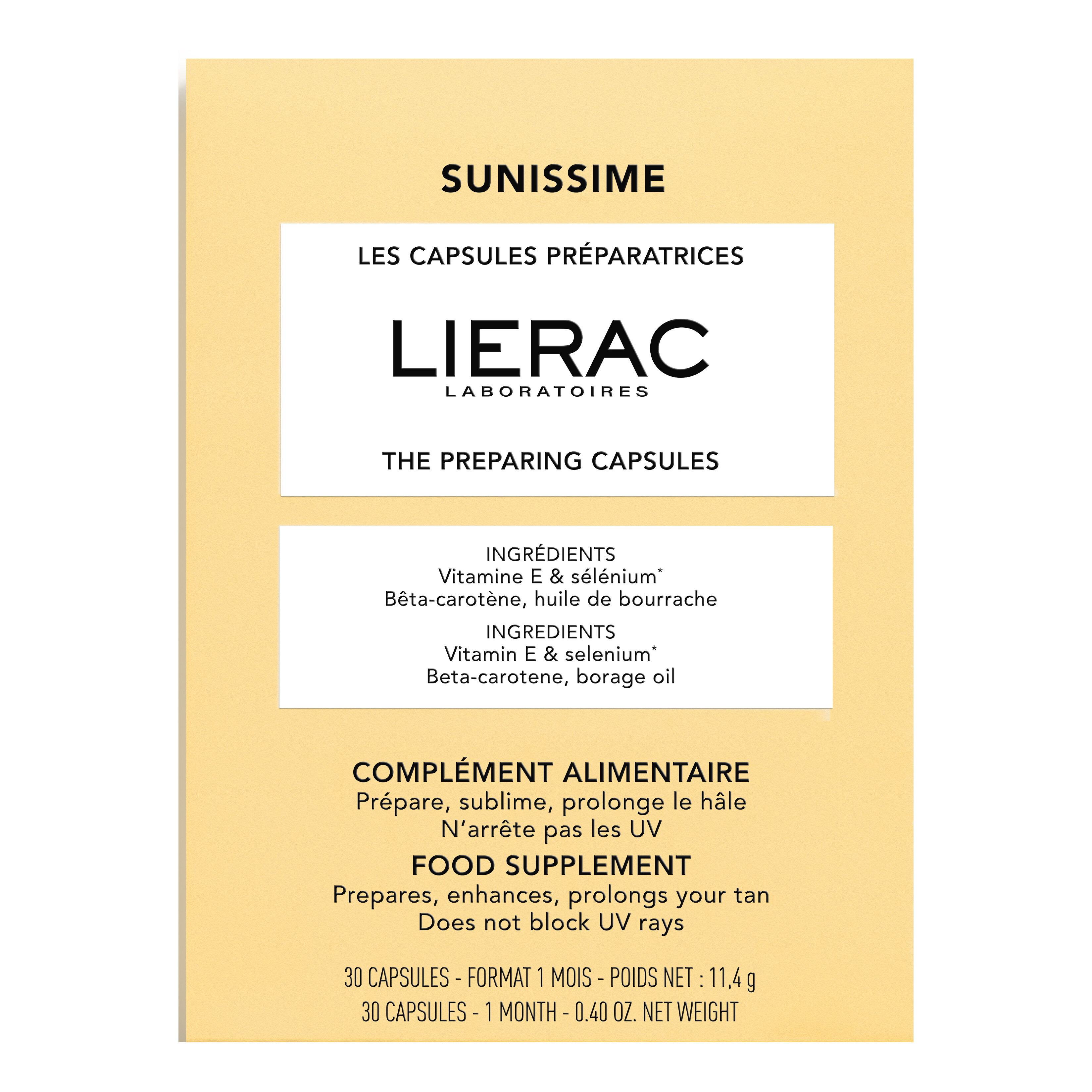 Lierac Sunissime capsule preparatrici duo 30 capsule