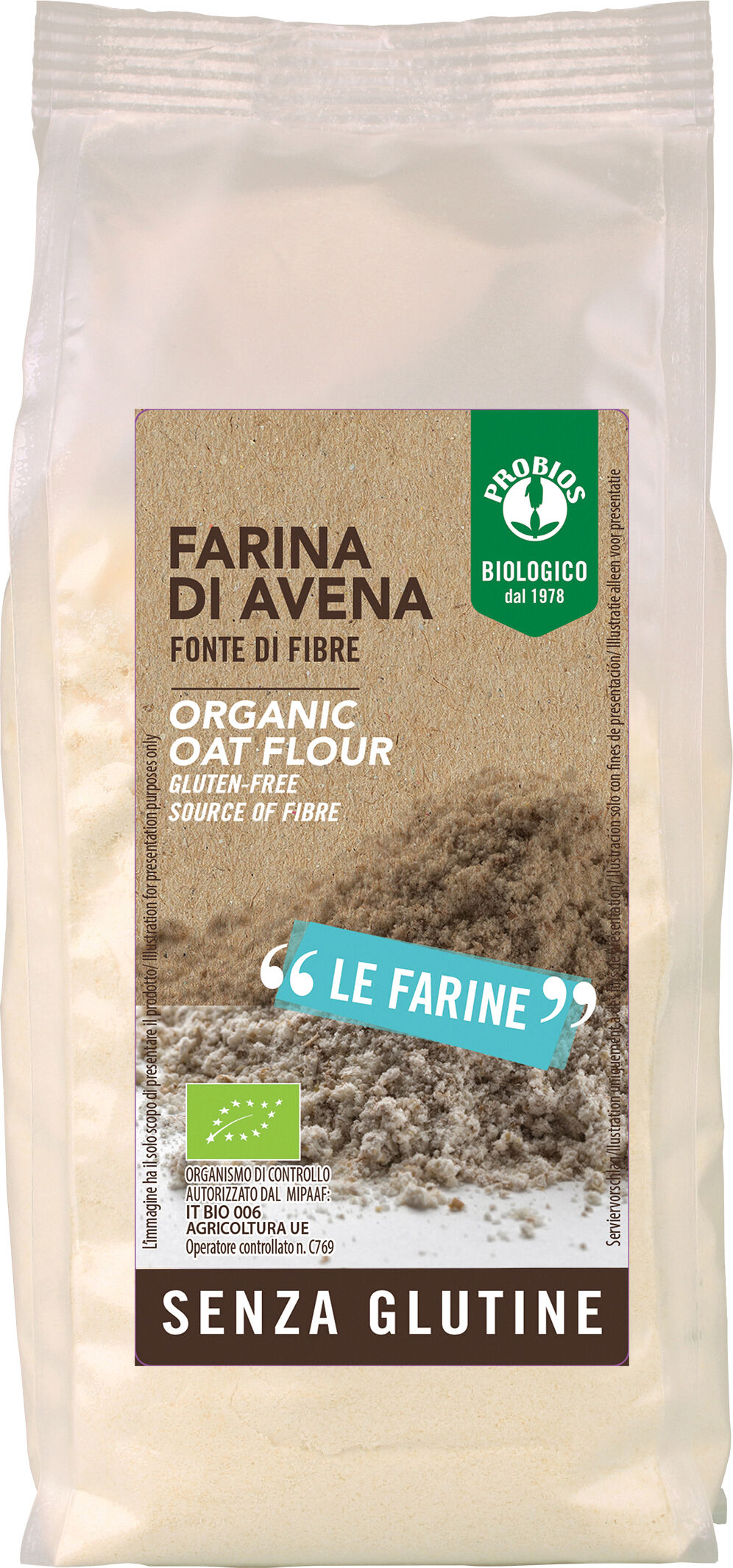 PROBIOS Farina di avena integrale 375 g