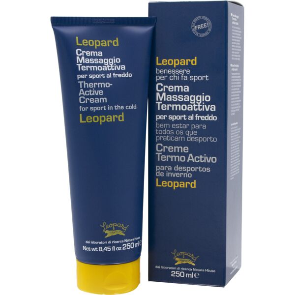 natura house spa leopard crema massaggio termoattiva 250 ml