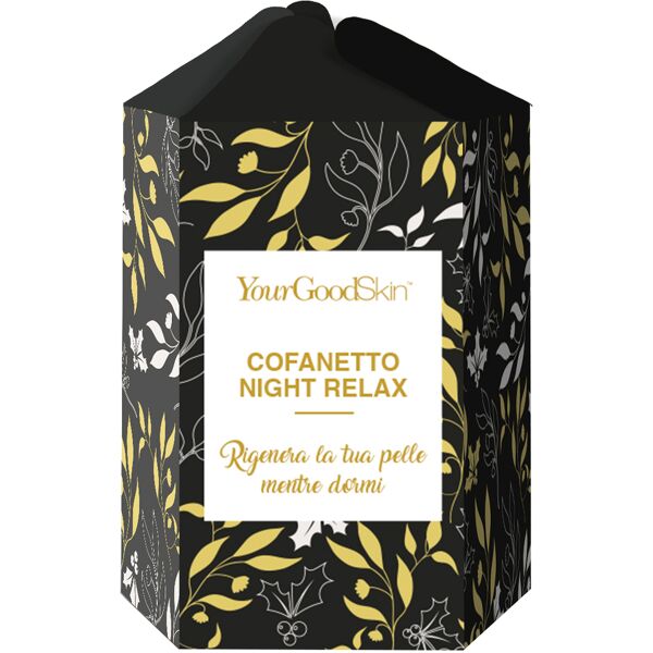 alliance healthcare ygs cofanetto natale night relax 1 detergente nutriente 125 ml + 1 cica trattamento rigenerante notte 50 ml + 1 crema notte pro vitamina 50 ml