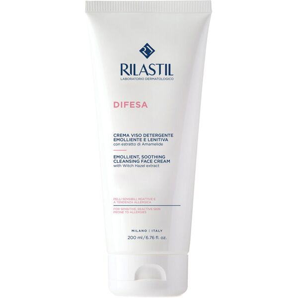 rilastil difesa crema viso detergente emolliente e lenitiva 200 ml