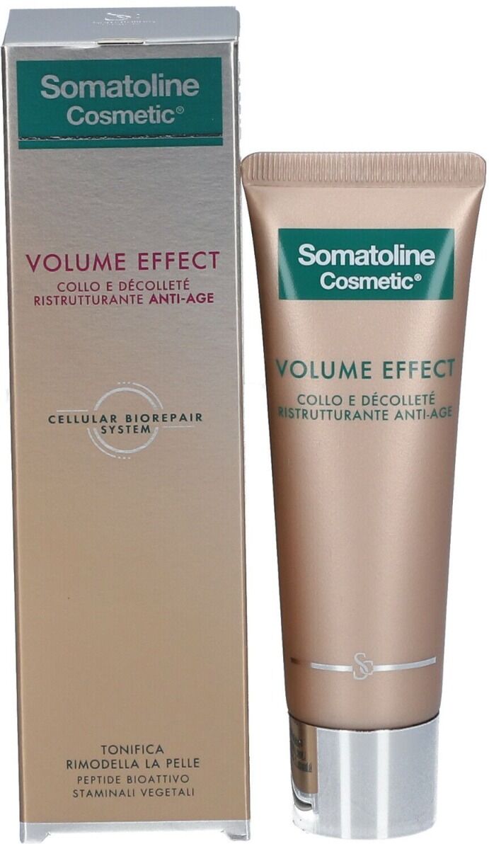 somatoline cosmetic volume effect collo e décolleté ristrutturante anti age 50 ml