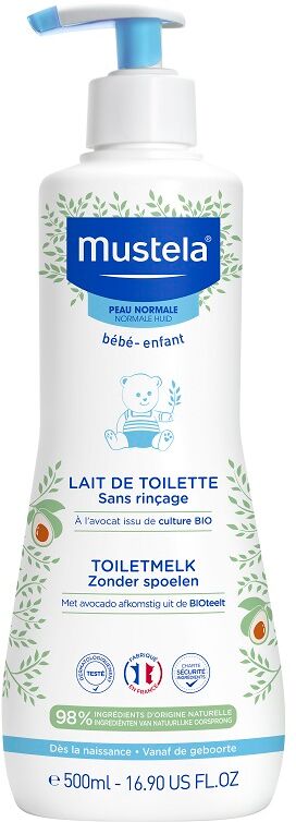 mustela latte di toilette detersione viso e sederino pelle secca 750 ml