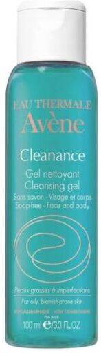 avene avène cleanance gel detergente 100ml: pulizia delicata per pelli grasse.