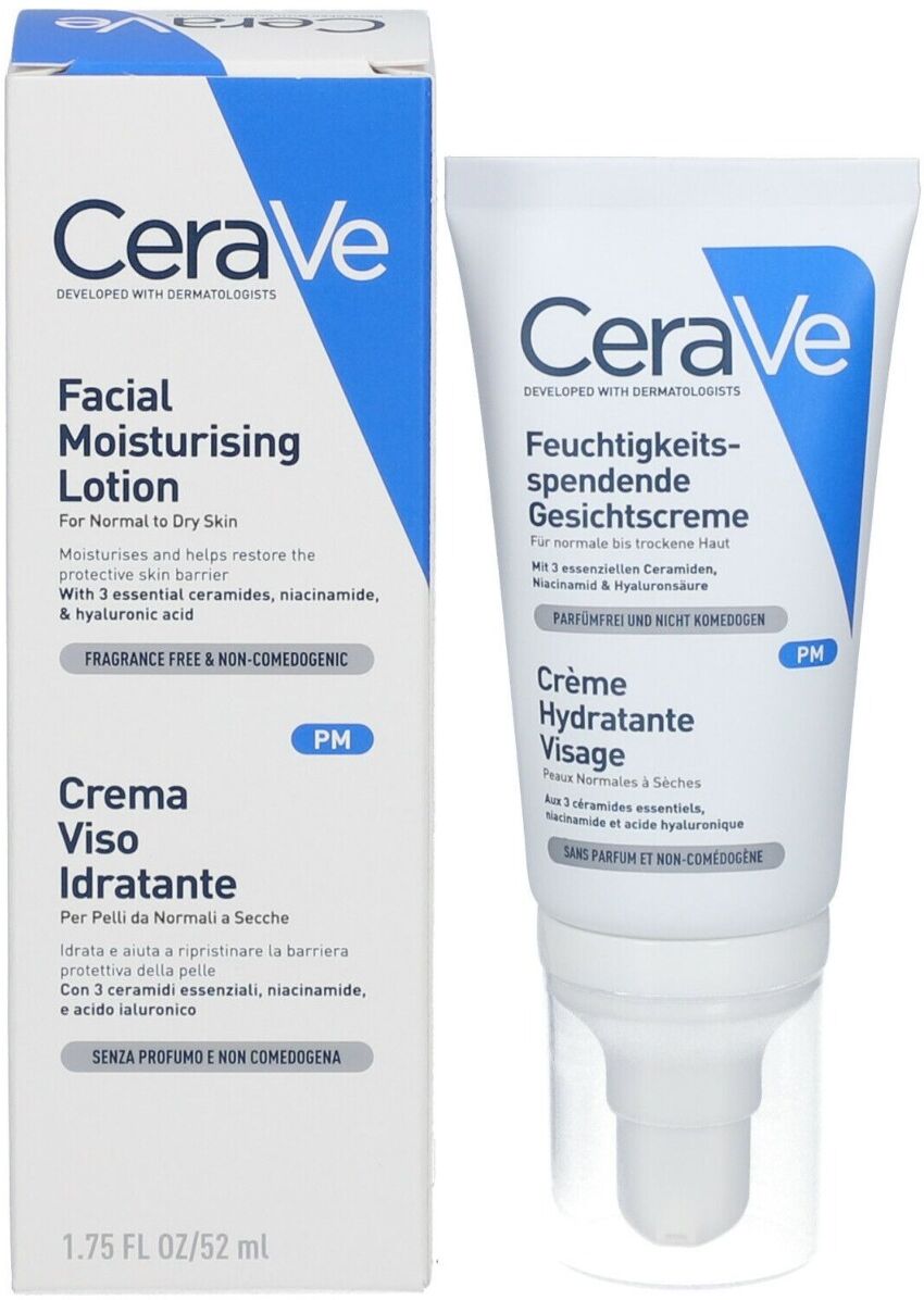 cerave crema viso idratante con acido ialuronico 50 ml