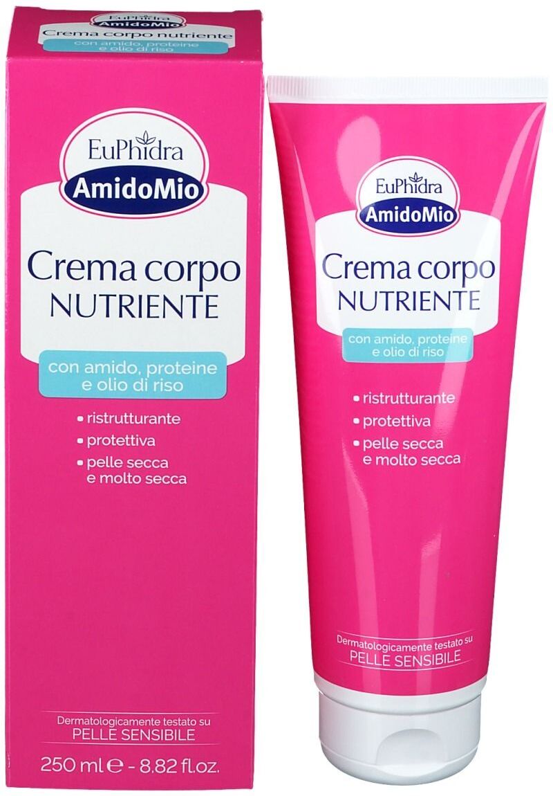 euphidra amidomio crema corpo nutriente idratante 250 ml