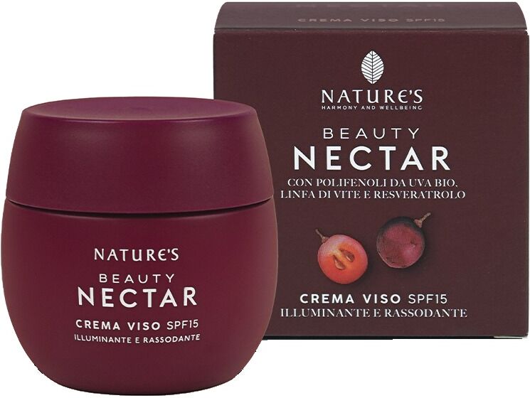 nature's beauty nectar crema viso spf15 50 ml