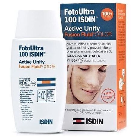 isdin fotoultra active unify color