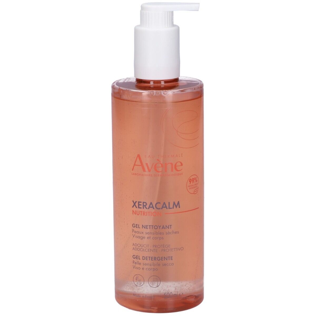 Avene Avène XeraCalm Nutrition Gel Detergente Viso e Corpo per Pelli Secche e Sensibili 500 ml