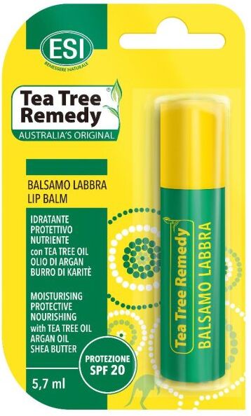 ESI Tea Tree Remedy Protezione SPF 20 Balsamo Labbra 5,7 ml