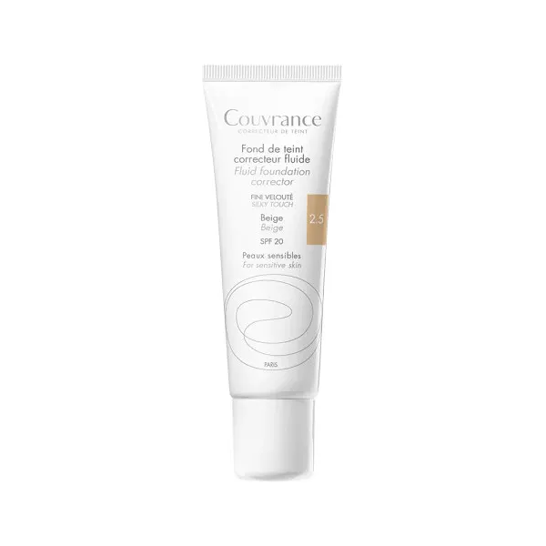 avene fondotinta correttore fluido 2.5 beige 30 ml