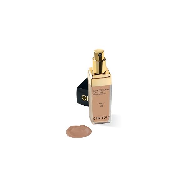 chrissie 03 serum fondotinta nude look golden sand 30 ml