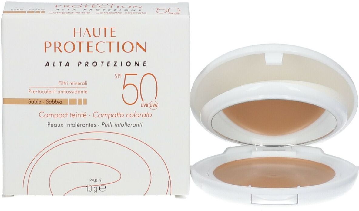 avene avène alta protezione compatto sabbia spf50 protezione viso 10 g