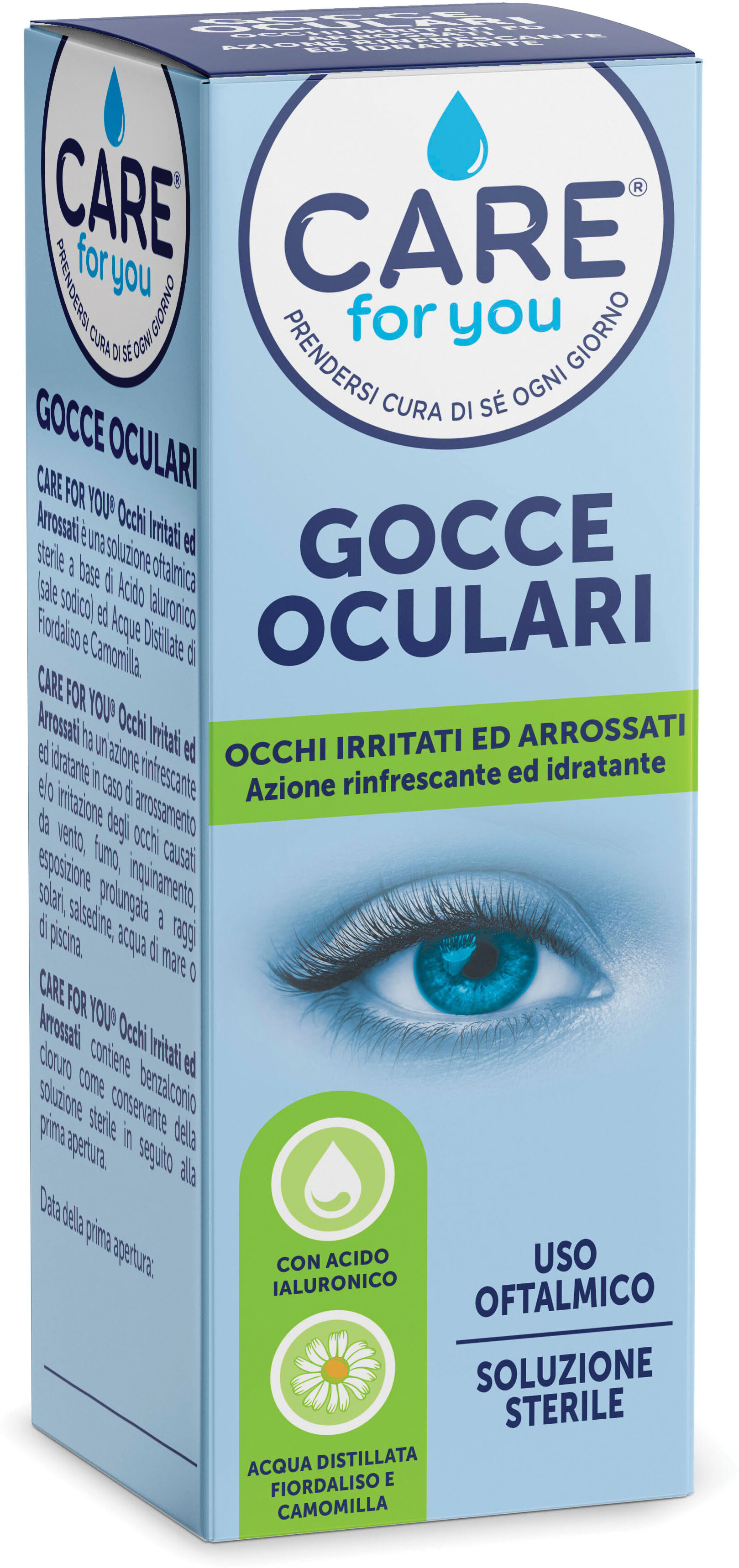 care for you gocce oculari occhi irritati arrossati 15 ml