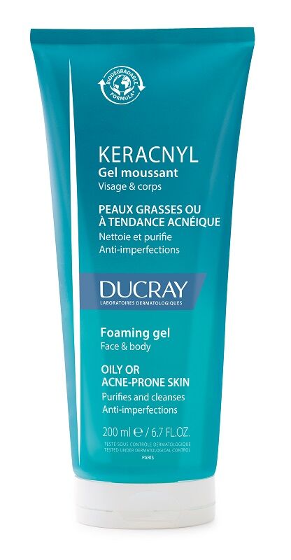Ducray Keracnyl gel detergente 200 ml