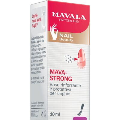 Base Rinforzante Mava-Strong - Base Coat per Unghie Fragili Base Rinforzante Mava-Strong - Base Coat per Unghie Fragili