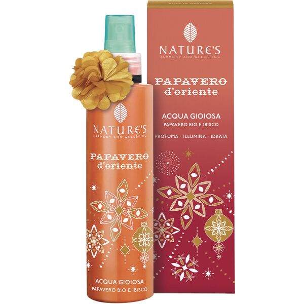 nature's aqua vitalizzante papavero d'oriente 150 ml edizione limitata