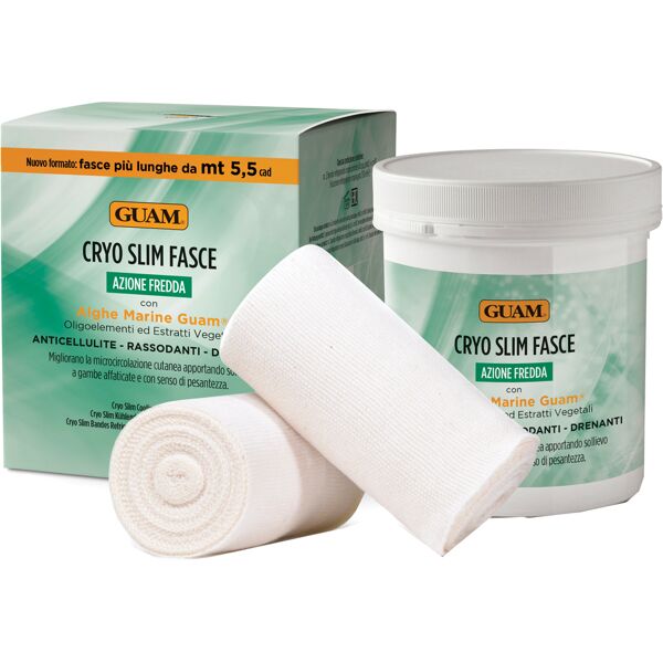 guam cryo slim fasce anticellulite rassodanti drenanti 2 pezzi