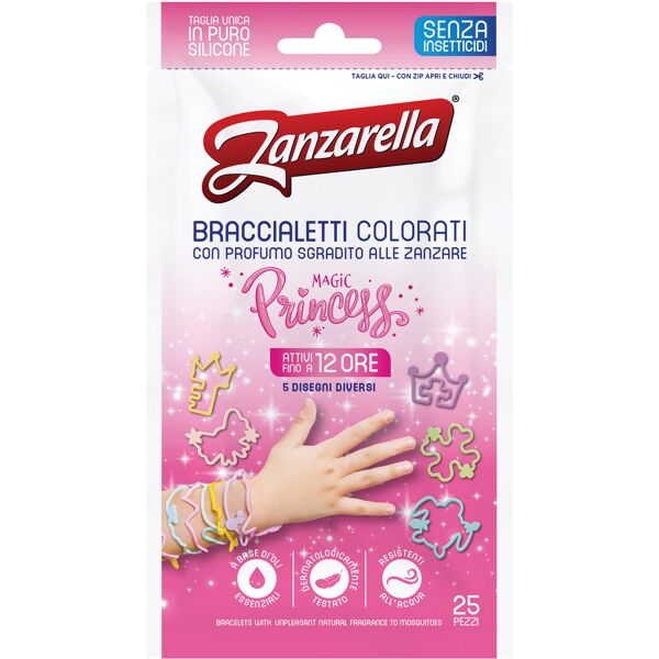 coswell spa zanzarella braccialetti princess 25 pezzi