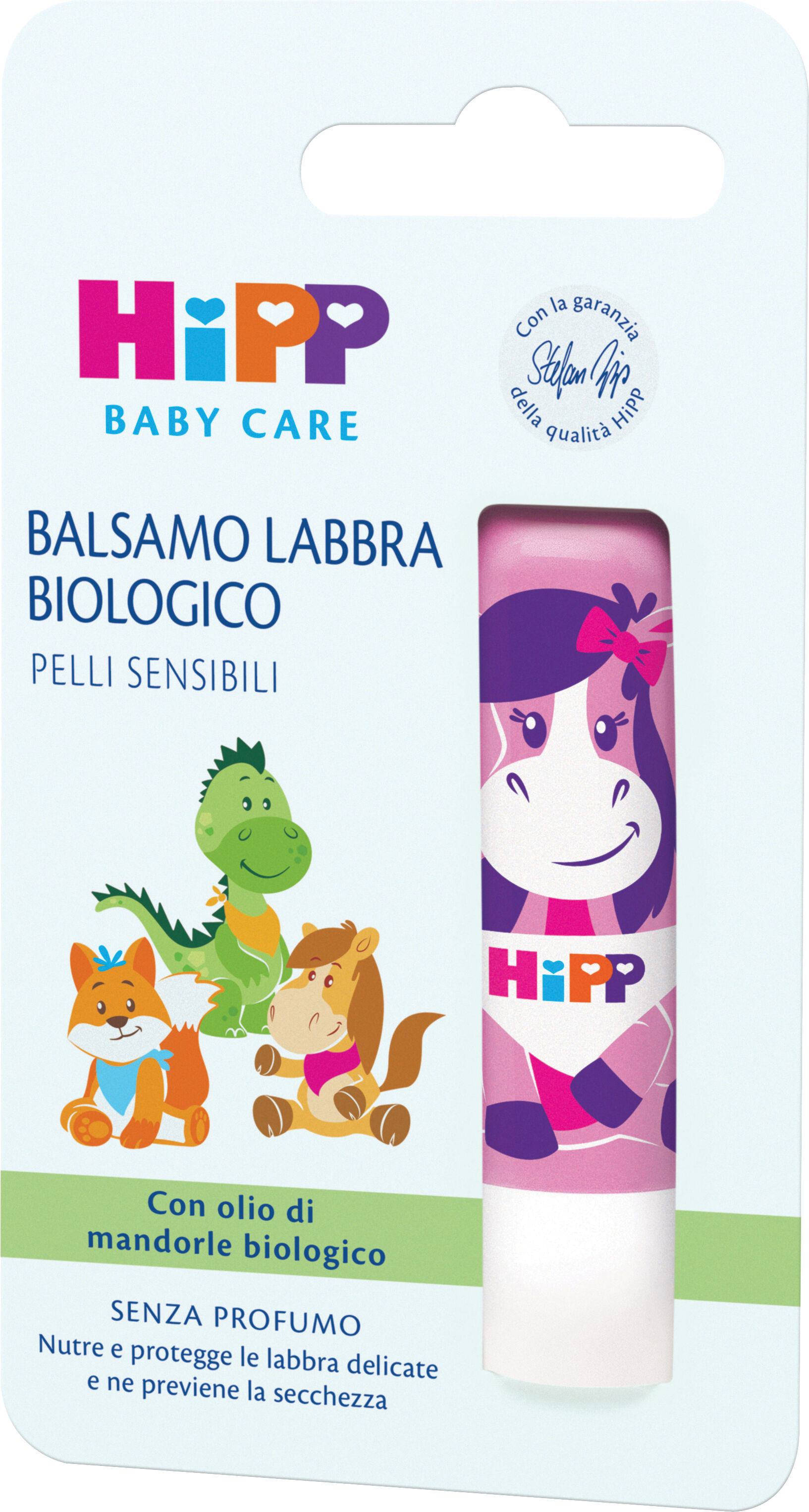 hipp italia srl hipp baby care balsamo labbra bio 4,8 g