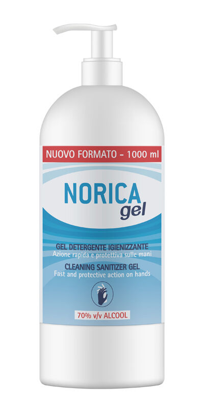 POLIFARMA BENESSERE Srl Norica gel detergente igienizzante 70% alcool 1000 ml