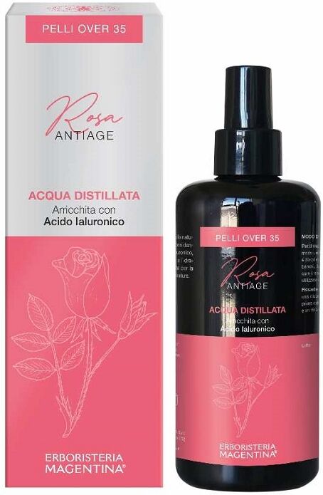 ERBORISTERIA MAGENTINA Srl Acqua distillata arricchita rosa antiage pelli over 35 200 ml