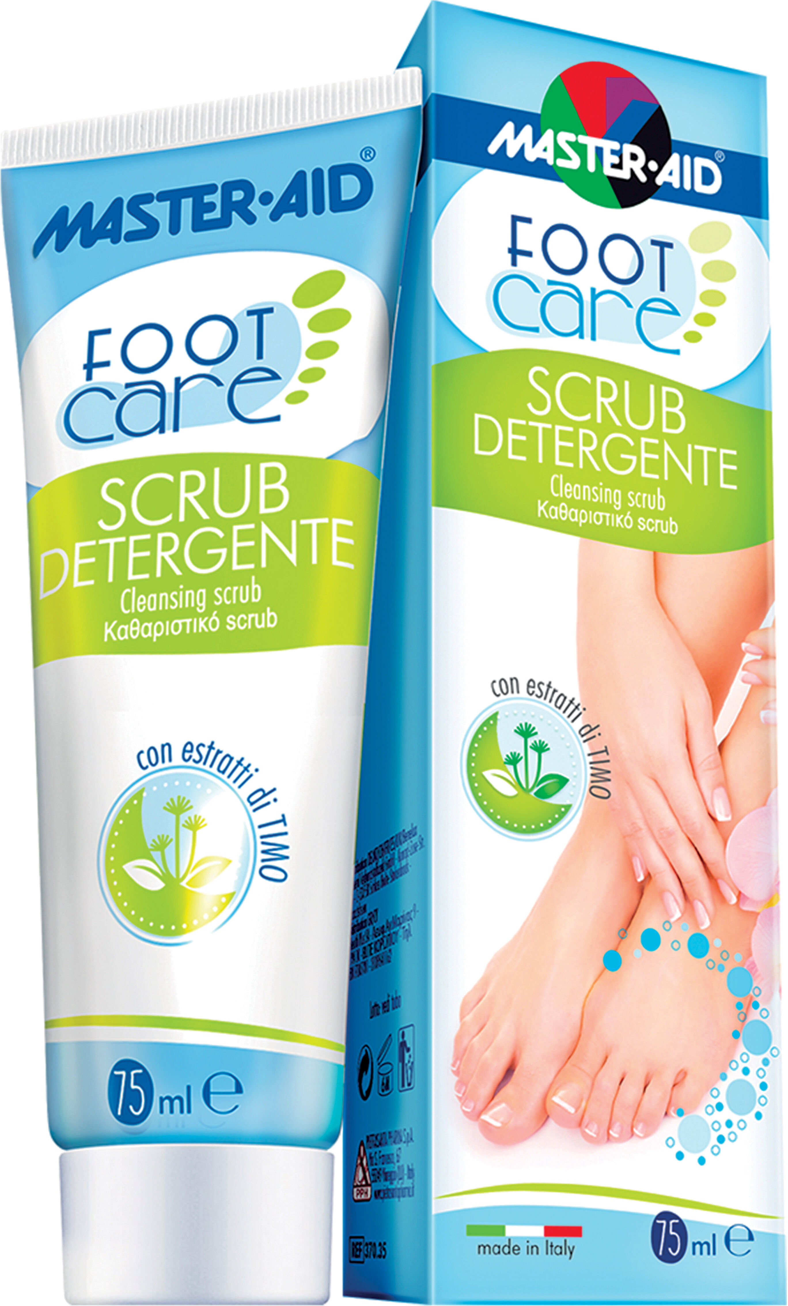 MASTER AID Master-aid footcare detergente scrub per piedi 75 ml l4