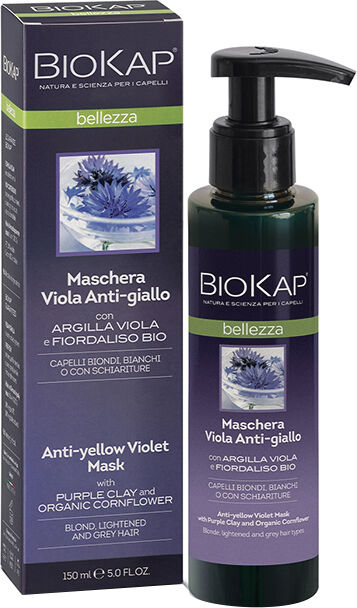 BIOKAP bellezza maschera viola antigiallo 150 ml biosline