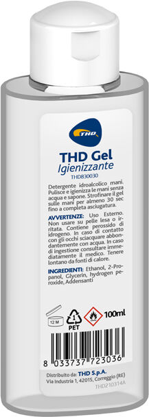 THD SpA Thd gel igienizzante 100 ml