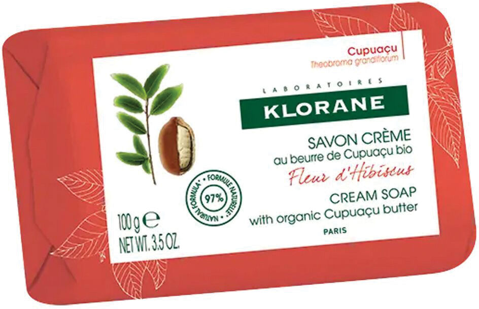 Klorane crema sapone fiore d'ibisco 100 g