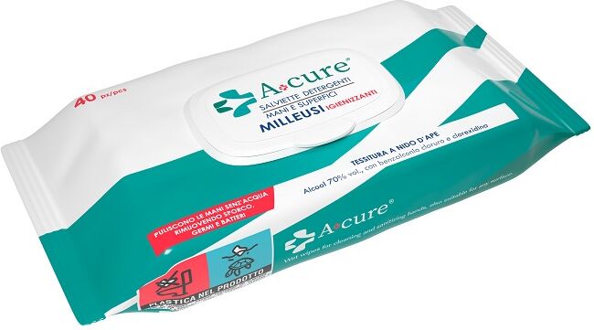 ALA Srl A+cure igienizzante salviette pop-up 40 pezzi