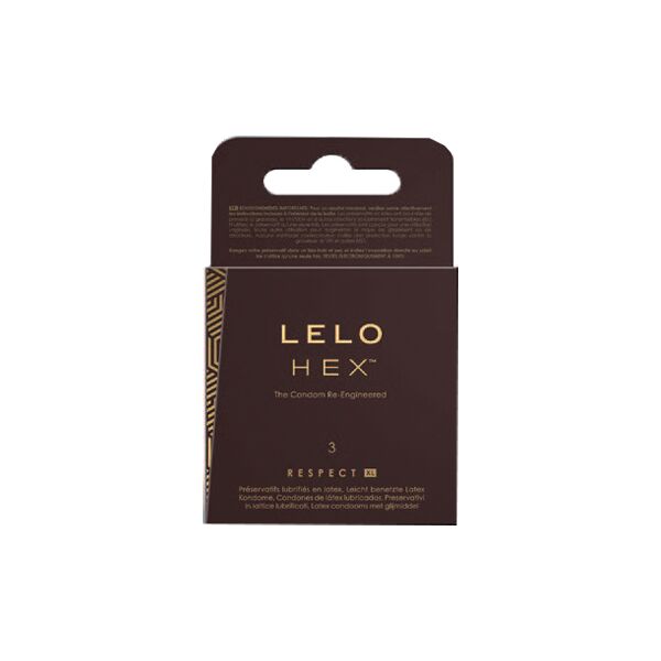 hex - leloi ab hex preservativi respect lelo 3 pezzi