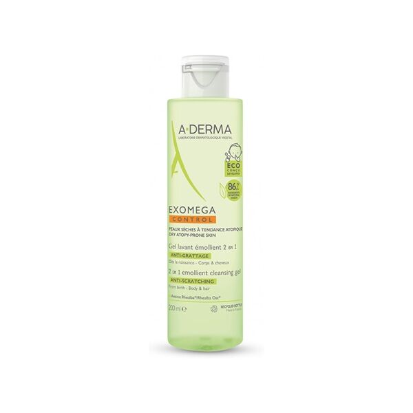 a-derma exomega control gel 2in1 200 ml