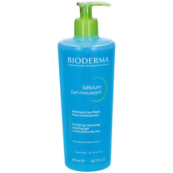 bioderma sébium gel moussant detergente purificante 500 ml
